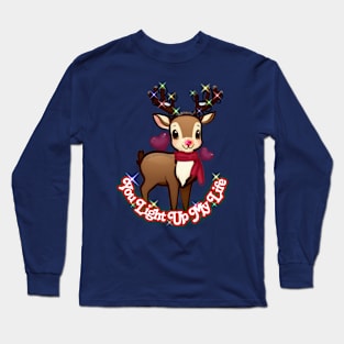 Reindeer Lights Long Sleeve T-Shirt